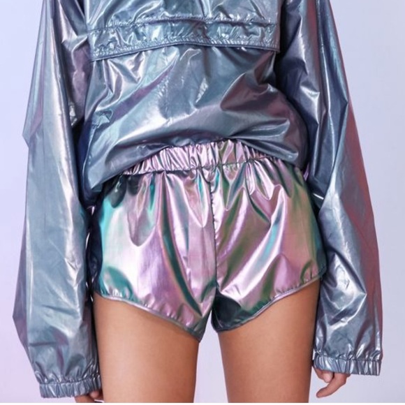 silence + noise Pants - Metallic Shorts silence + noise Pants - Metallic Shorts